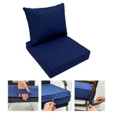 Maxbell Outdoor Deep Seat Cushion Set Universal Furniture Patio Chair for Couch Sofa Green