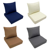 Maxbell Outdoor Deep Seat Cushion Set Universal Furniture Patio Chair for Couch Sofa Green