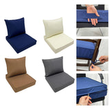 Maxbell Outdoor Deep Seat Cushion Set Universal Furniture Patio Chair for Couch Sofa Green