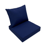 Maxbell Outdoor Deep Seat Cushion Set Universal Furniture Patio Chair for Couch Sofa Green