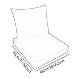 Maxbell Outdoor Deep Seat Cushion Set Universal Furniture Patio Chair for Couch Sofa Coffee