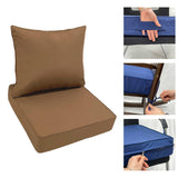 Maxbell Outdoor Deep Seat Cushion Set Universal Furniture Patio Chair for Couch Sofa Coffee