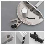 Maxbell Miter Gauge Lightweight DIY Projects Hand Tools Sturdy Table Saw Accessories Style A