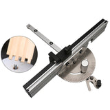 Maxbell Miter Gauge Lightweight DIY Projects Hand Tools Sturdy Table Saw Accessories Style A