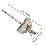 Maxbell Miter Gauge Lightweight DIY Projects Hand Tools Sturdy Table Saw Accessories Style B