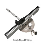 Maxbell Miter Gauge Lightweight DIY Projects Hand Tools Sturdy Table Saw Accessories Style D