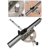 Maxbell Miter Gauge Lightweight DIY Projects Hand Tools Sturdy Table Saw Accessories Style D