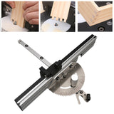 Maxbell Miter Gauge Lightweight DIY Projects Hand Tools Sturdy Table Saw Accessories Style D