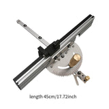 Maxbell Miter Gauge Lightweight DIY Projects Hand Tools Sturdy Table Saw Accessories Style E
