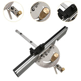 Maxbell Miter Gauge Lightweight DIY Projects Hand Tools Sturdy Table Saw Accessories Style E