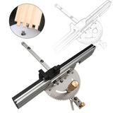 Maxbell Miter Gauge Lightweight DIY Projects Hand Tools Sturdy Table Saw Accessories Style E