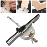 Maxbell Miter Gauge Lightweight DIY Projects Hand Tools Sturdy Table Saw Accessories Style E