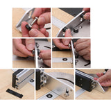 Maxbell Miter Gauge Lightweight DIY Projects Hand Tools Sturdy Table Saw Accessories Style F