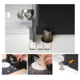 Maxbell Miter Gauge Lightweight DIY Projects Hand Tools Sturdy Table Saw Accessories Style F