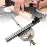 Maxbell Miter Gauge Lightweight DIY Projects Hand Tools Sturdy Table Saw Accessories Style G