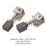 Maxbell 2Pcs Carbon Brush for Gsr24ve-2LI Gsb12V 14.4V for Gsr36v-li 18V Sturdy Gray
