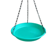 Maxbell Birds Feeder and Birdbath Bowl with Chains Bird Food Tray for Gift Lawn Yard Green