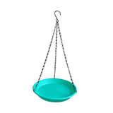 Maxbell Birds Feeder and Birdbath Bowl with Chains Bird Food Tray for Gift Lawn Yard Green