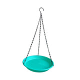 Maxbell Birds Feeder and Birdbath Bowl with Chains Bird Food Tray for Gift Lawn Yard Green