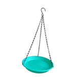 Maxbell Birds Feeder and Birdbath Bowl with Chains Bird Food Tray for Gift Lawn Yard Green