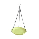 Maxbell Birds Feeder and Birdbath Bowl with Chains Bird Food Tray for Gift Lawn Yard Yellow