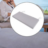 Maxbell Garden Bench Cushion 8 cm Thick Soft Bench Pad for Lounger Porch Swing Couch Gray