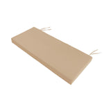 Maxbell Garden Bench Cushion 8 cm Thick Soft Bench Pad for Lounger Porch Swing Couch Khaki