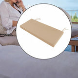 Maxbell Garden Bench Cushion 8 cm Thick Soft Bench Pad for Lounger Porch Swing Couch Khaki