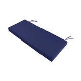 Maxbell Garden Bench Cushion 8 cm Thick Soft Bench Pad for Lounger Porch Swing Couch Dark Blue