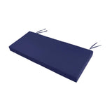Maxbell Garden Bench Cushion 8 cm Thick Soft Bench Pad for Lounger Porch Swing Couch Dark Blue