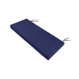 Maxbell Garden Bench Cushion 8 cm Thick Soft Bench Pad for Lounger Porch Swing Couch Dark Blue
