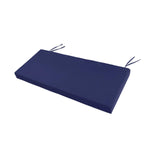 Maxbell Garden Bench Cushion 8 cm Thick Soft Bench Pad for Lounger Porch Swing Couch Dark Blue
