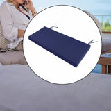 Maxbell Garden Bench Cushion 8 cm Thick Soft Bench Pad for Lounger Porch Swing Couch Dark Blue