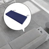 Maxbell Garden Bench Cushion 8 cm Thick Soft Bench Pad for Lounger Porch Swing Couch Dark Blue