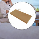 Maxbell Garden Bench Cushion 8 cm Thick Soft Bench Pad for Lounger Porch Swing Couch Light Brown