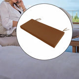 Maxbell Garden Bench Cushion 8 cm Thick Soft Bench Pad for Lounger Porch Swing Couch Brown