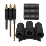 Maxbell Driver Bit Holder Shelf Drill Storage Rack for Outdoor Handymen Electricians