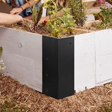Maxbell Garden Bed Corner Bracket L Shape 11"x3"x3" for Furniture Wood Frame Outdoor 14 Holes