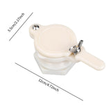 Maxbell Honey Gate Valve for Extractor Multiuse Bee Hive Tool for Garden Spare Parts White