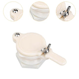 Maxbell Honey Gate Valve for Extractor Multiuse Bee Hive Tool for Garden Spare Parts White