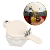 Maxbell Honey Gate Valve for Extractor Multiuse Bee Hive Tool for Garden Spare Parts White