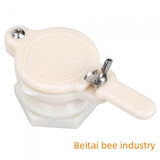 Maxbell Honey Gate Valve for Extractor Multiuse Bee Hive Tool for Garden Spare Parts White
