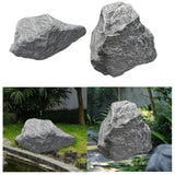 Maxbell Realistic Faux Stone Simulated Landscaping Rock for Outdoor Backyard Terrace 37x23x22 cm