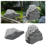 Maxbell Realistic Faux Stone Simulated Landscaping Rock for Outdoor Backyard Terrace 37x23x22 cm