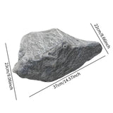 Maxbell Realistic Faux Stone Simulated Landscaping Rock for Outdoor Backyard Terrace 37x23x22 cm