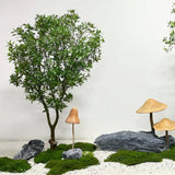 Maxbell Realistic Faux Stone Simulated Landscaping Rock for Outdoor Backyard Terrace 37x23x22 cm