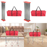 Maxbell Portable Work Stand with Oxford Cloth Storage Bag for Picnic Bbq Office 6 Legs