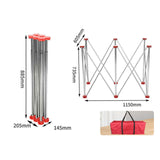 Maxbell Portable Work Stand with Oxford Cloth Storage Bag for Picnic Bbq Office 6 Legs