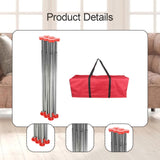 Maxbell Portable Work Stand with Oxford Cloth Storage Bag for Picnic Bbq Office 6 Legs