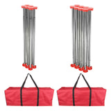 Maxbell Portable Work Stand with Oxford Cloth Storage Bag for Picnic Bbq Office 6 Legs